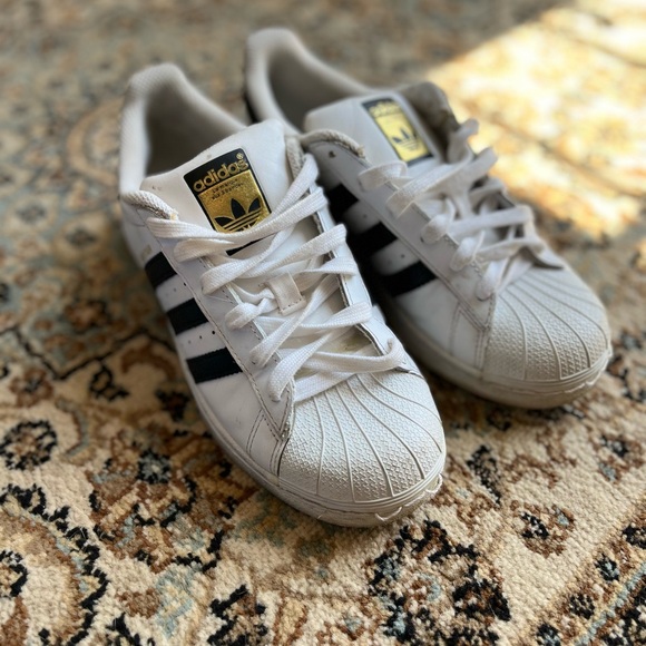 adidas gazelle silver green womens adidas Superstar Adv Skate Shoes Footwear White / Footwear White / Gol –  Slam City Skates main image 1